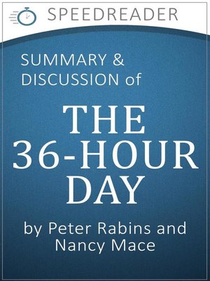 cover image of The 36-Hour Day by Peter Rabins and Nancy Mace